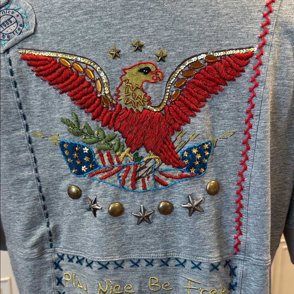 Double D Ranch Americana Bomber Jacket pristine -Small